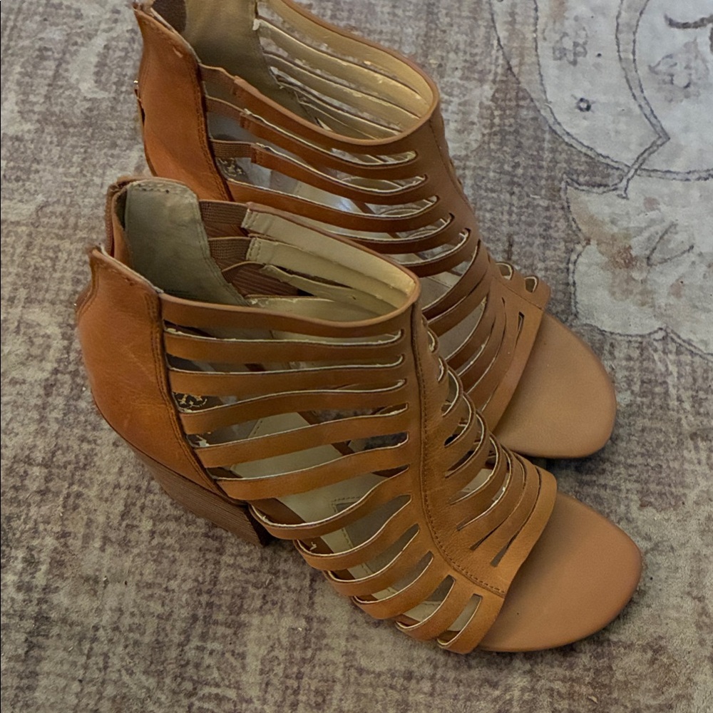 Isola Brown Strappy Heels